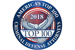 America's Top 100 Criminal Defense Attorneys 2018 - Badge