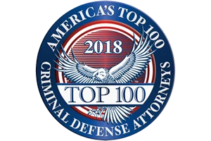 America's Top 100 Criminal Defense Attorneys 2018 - Badge