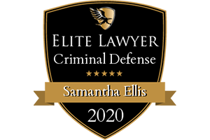 Elite Lawyer Criminal Defense Samantha Ellis 2020 - Badge