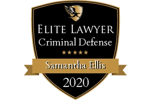 Elite Lawyer Criminal Defense Samantha Ellis 2020 - Badge